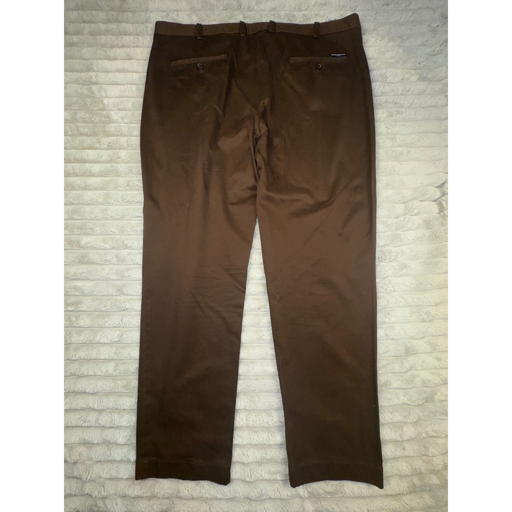 Brooks Brothers Pants Men's 42x30 Clark Fit Stretch Chino Khaki Brown Blue LOT 3 - Picture 12 of 16